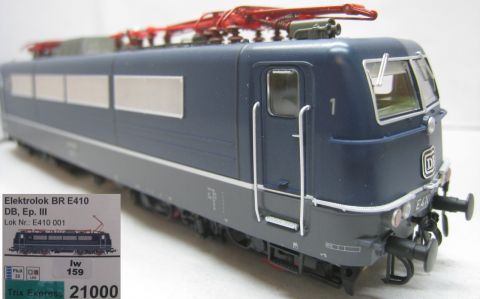 Piko/TE 21000 E-Lok BR 410 001 der DB Epoche Mehrsystemlok Ep III
