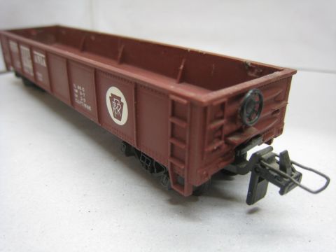 Trix Express 3967 Gondola der PENNSYLVANIA-Line (ps49l) Klebstoffspuren an den Bordwänden innen, schön Erhalten o OV