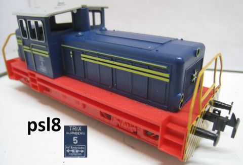 Trix Express 2258 Industrie Diesel-Lok (psl8) rundum sehr gut Erhalten o OV.
