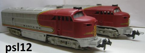 Trix Express 2264 USA Santa Fe (psl12) geprüft rundum komplett ohne Abbrüche schön Erhalten, o OV.