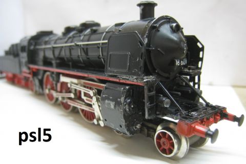 Trix Express 2207 BR 18 801 Schnellzug Dampflok (psl5) mit Sturzschaden, bitte Lesen, siehe Bilder o OV.