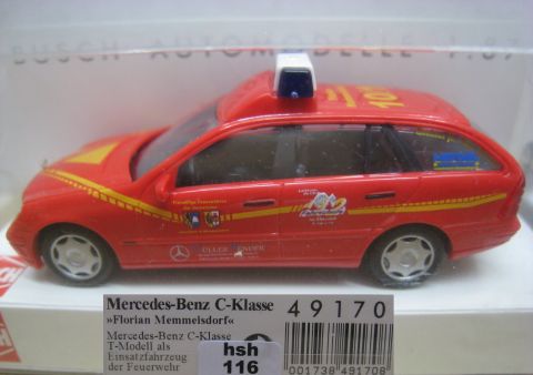 BUSCH 49170 Mercedes-Benz C-Klasse Florian Memmelsdorf (hsh116)