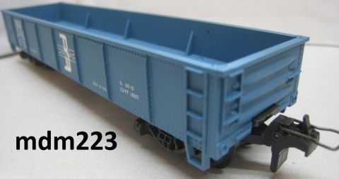 Riv/TE US-Gondola blau der BOSTON & MAINE (mdm223) passend zum 3972, rundum sehr gut Erhalten, o OV