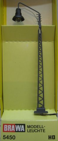 Brawa 5450 Bahnhofs Leuchte aus Anlagenrückbau schön Erhalten, Funktion geprüft
