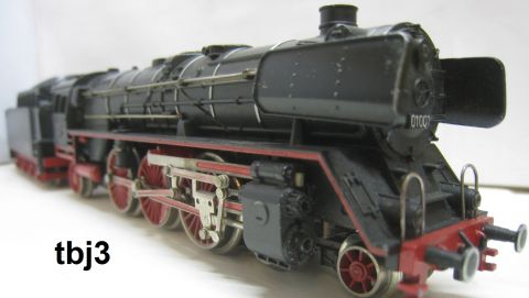 Trix Express 2204 Schnellzug Dampflok BR 01 001 (tjb3) Witte Leitbleche bitte Lesen. OV