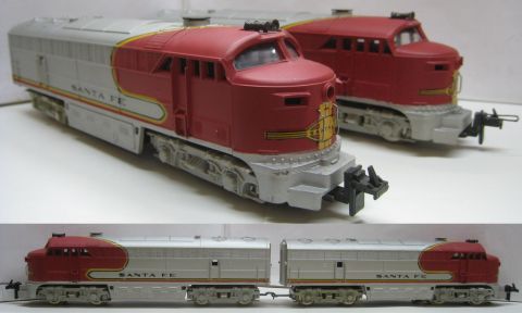 TE/RIV 2264 US-Diesel A+B Unit der Santa Fe, beide Teile komplett und schön Erhalten.