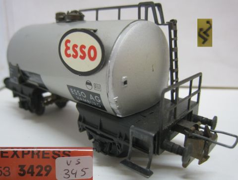 Trix Express 3429 2a Tankwagen ESSO (us345) sehr gut Erhalten in OV