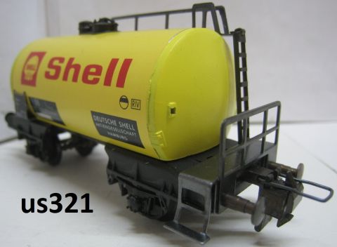 Trix Express 3427 Tankwagen SHELL 2A schwefelgelb (us321) TOP/OV