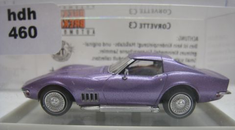 Brekina 19977 Corvette C3 Violett met 1/87 (hdh460) TOP/OV