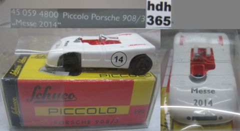 Schuco 1/90 45 059 4800 Piccolo Porsche 908/3 Messe 2014  (hdh365) TOP/OV