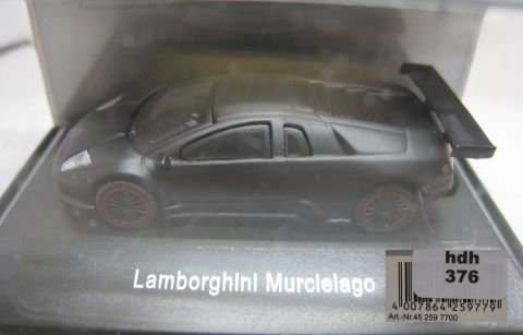 Schuco 1/87 45 259 7700 Lamborghini Murcielago mattschwarz (hdh376) TOP/OV