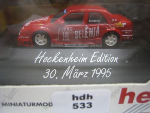Herpa 036382 Alfa 155 Tii V6 Selénia Moden Hockenheim 30. März 1995 (hdh533) TOP/OV